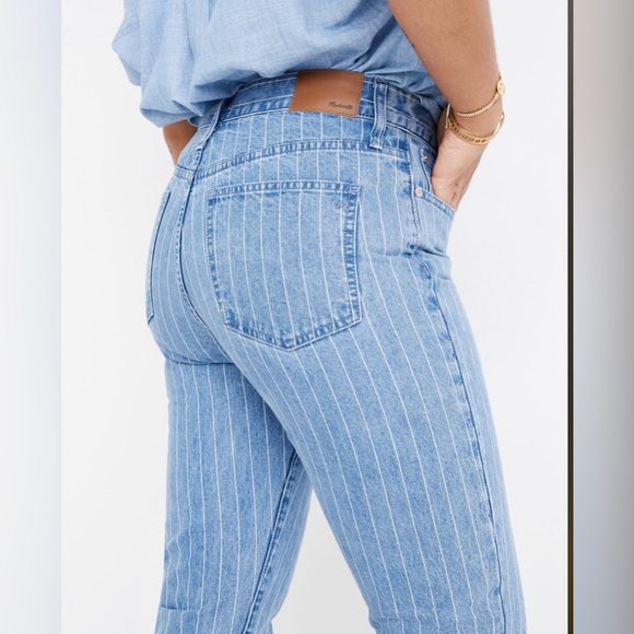 Madewell The Perfect Vintage Jean: Pinstripe Edition Sz 30 - Picture 7 of 15